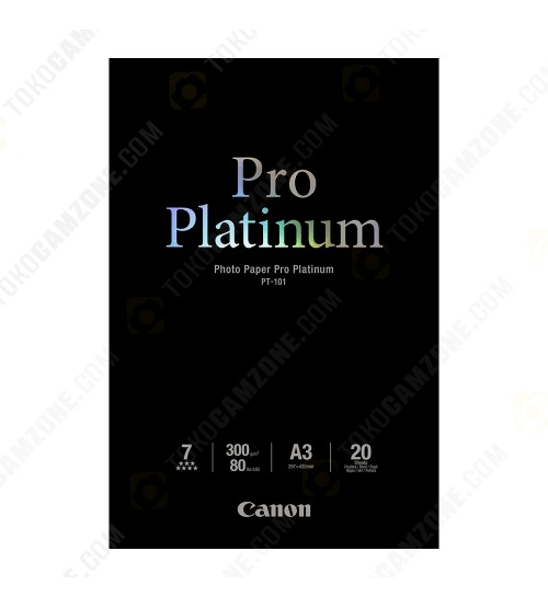 Canon Photo Paper Pro Platinum PT-101/A3 (20 Sheets)